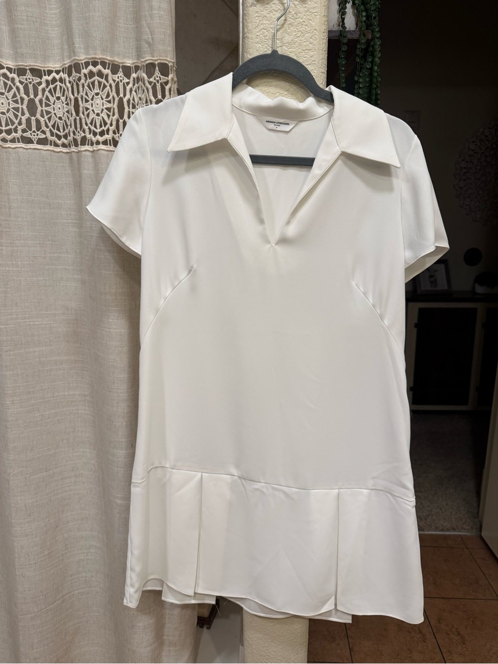 Amanda Uprichard White Mini Dress